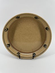 Round Stoneware Decorated Baking Dish