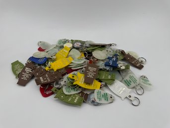 Collection Of Vintage Advertising Keychains
