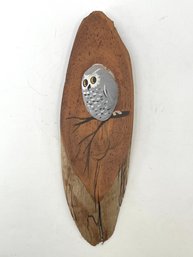 Hand Painted Owl Wall Plaque