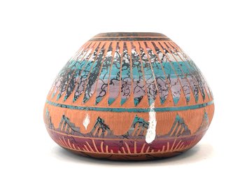 Signed Southwestern Pottery Vase