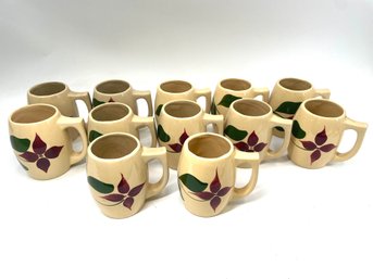 Set Of Vintage Watt Ware Mugs