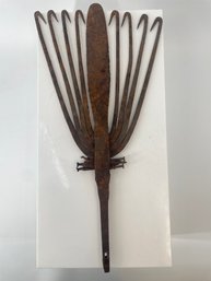Antique Hand Wrought Eel Speer
