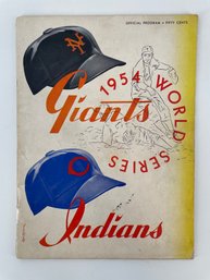 1954 World Series Program