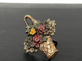 Antique Hubley Cast Iron Curtain Tie Back