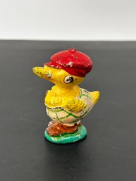 Hubley Cast Iron Golfer Duck Paperweight