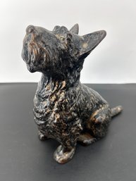 Antique Hubley Cast Iron Scottie Dog Doorstop