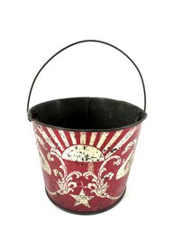 Vintage Tin Litho Sand Pail
