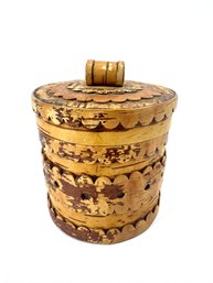 Native American Birch Bark Box