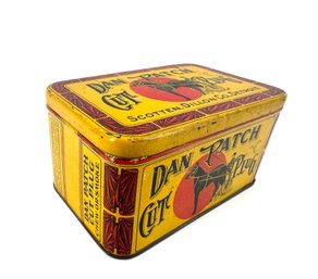 Antique Dan Patch Cut Plug Tobacco Tin