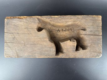 Standing Horse Maple Sugar Mold