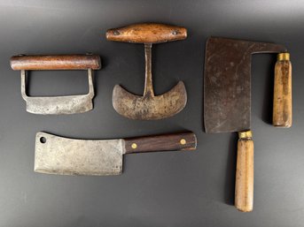 Antique Choppers And Meat Cleaver