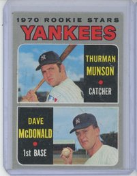 1970 Topps Thurman Munson Rookie Card