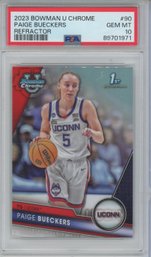 2023 Bowman U Paige Bueckers Refractor First PSA 10