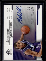 2003 Sp Authentic Maurice Williams Rookie Auto