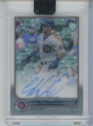 2022 Topps Clearly Greg Deichmann Rookie Auto