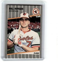 1989 Fleer Billy Ripken FF Error