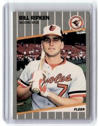 1989 Fleer Billy Ripken F Face Error