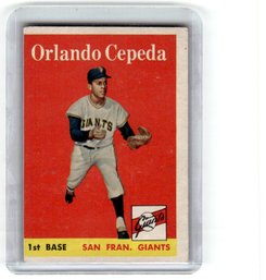 1958 Topps Orlando Cepeda Rookie