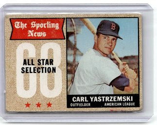 1968 Topps Carl Yastrzemski All Star