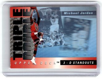 1993 Upper Deck Michael Jordan Triple Double 3-D Standouts