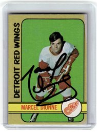 Signed 1972 Topps Marcel Dionne
