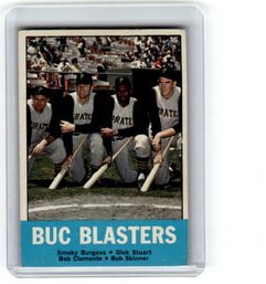 1963 Topps Buc Blasters Roberto Clemente