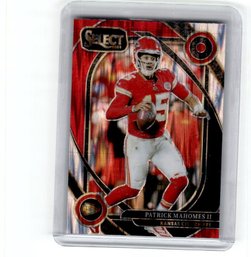 2024 Select Patrick Mahomes Red Shock Prizm