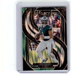 2024 Select Jalen Hurts Green Shock Prizm