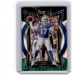 2024 Select Josh Allen Blue Green Shock Prizm