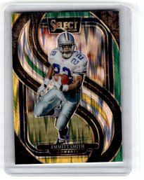 2024 Select Emmitt Smith Green Yellow Shock Prizm