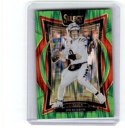 2024 Select Joe Burrow Neon Green Shock Prizm /599