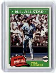 1981 Topps Mike Schmidt