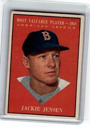 1961 Topps Jackie Jensen MVP