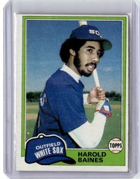 1981 Topps Harold Baines Rookie
