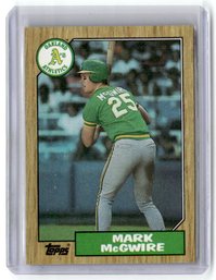 1987 Topps Mark Mcgwire Rookie