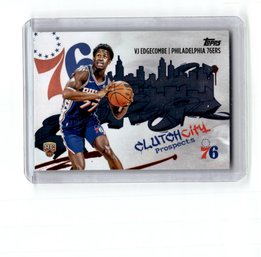 2025 Topps VJ Edgecombe Clutch City Rookie