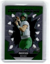 2024 Prizm Draft Bo Nix Prizm Break Rookie Card