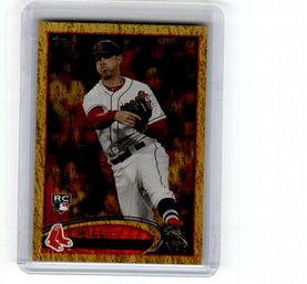 2012 Topps Will Middlebrooks Gold Foil Rookie