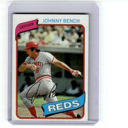 1980 Topps Johnny Bench