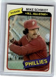 1980 Topps Mike Schmidt