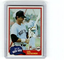 1981 Topps Carl Yastrzemski