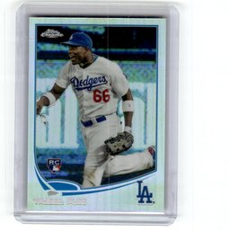 2013 Topps Chrome Yasiel Puig Refractor Rookie