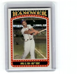 2023 Topps Heritage The Hammer Hank Aaron