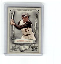 2021 Allen Ginter Roberto Clemente Historical Hits