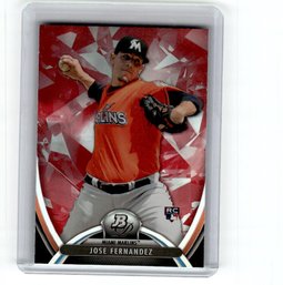 2013 Bowman Platinum Jose Fernadez Rookie Red