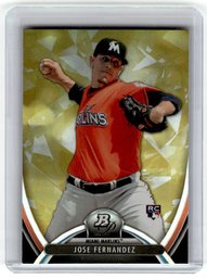 2013 Bowman Platinum Jose Fernadez Rookie Gold