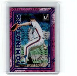 2023 Donruss Tom Seaver Dominators Pink Foil