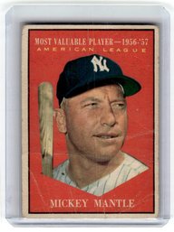 1961 Topps Mickey Mantle MVP
