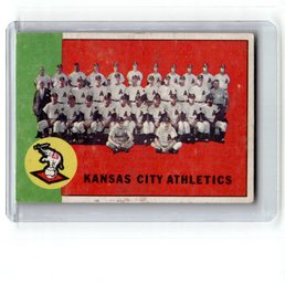 1963 Topps Athletics Team Card