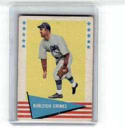 1961 Fleer Burleigh Grimes